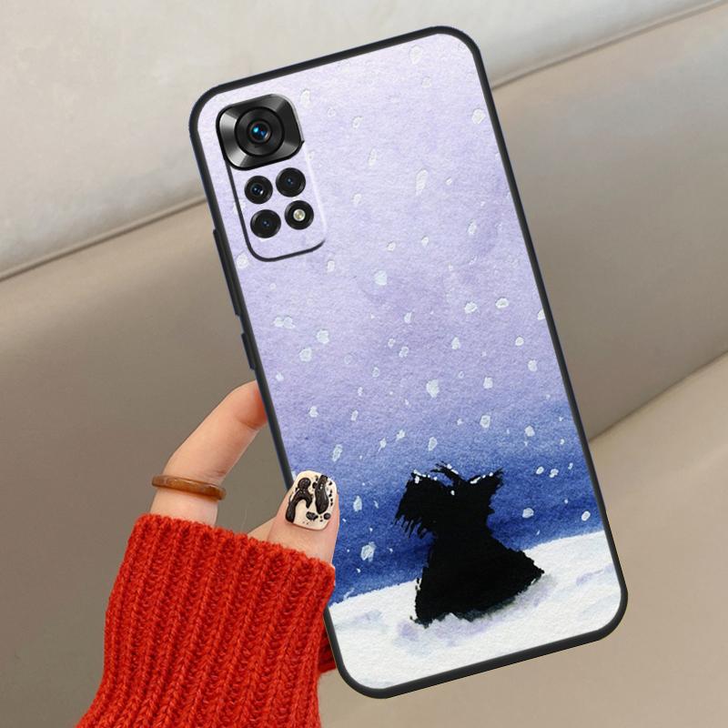 Cute Scottish Terrier Dog Case For Xiaomi Redmi Note 13 12 11 10 14 15 Pro Plus Cover For Redmi 15C 14C 10C 12C 13C 15