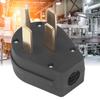 Прямоугольная вилка NEMA 14 50P, 50А 125В, сверхпрочная, 4 штыря, с пластиком PA66 и латунными контактами, для замены плиты, сушилки, генератора