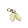 Unique Simulation Garlic Keychain Simulated Food Pendant Simulated Food Cart Key Chain  Student