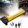 Rechargeable Powerful COB LED Work Light Car Garage Mechanic Lamp USB Flashlight Magnetic Torch Emergency Light Warning Light