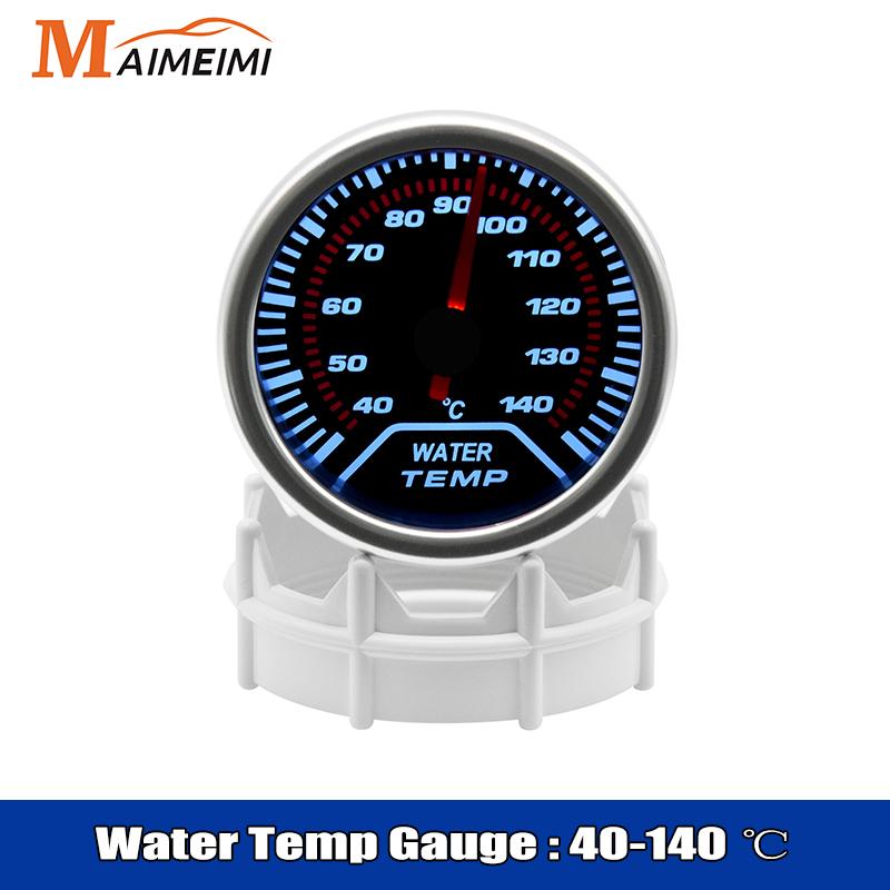 2" 52mm Exhaust Gas Temperature Gauge Auto Car LED EGT Voltmeter Tachometer Turbo Boost Oil Water Temp Gauge For Car Racing 12V