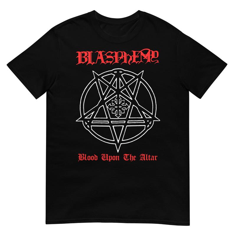 BLASPHEMY "Blood Upon The Altar"Unisex T-shirt Graphic Tee