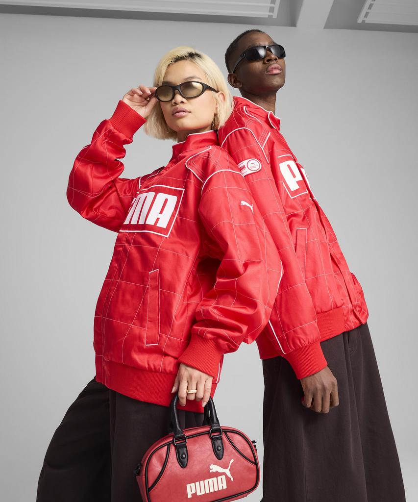 Puma Архивы Сезонная Свободная Куртка-Рейсер - Красный / 629914-11