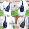 Men's Casual Multifunctional Chest Bag Nylon Shoulder Bag  Double Storage Bag Waist Bag