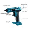 Беспроводной пистолет для горячего клея подходит для Makita 18 В BL серии Использование батареи 11 мм клеевые стержни для искусства и DIY электрический инструмент для ремонта тепла