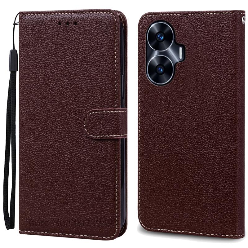 Для Realme C55 Чехол Кожаный Флип Кошелек Чехол Для Realme C55 Чехол Защитный Чехол Coque Fundas Shell