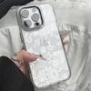 Белый Кружевной Чехол Для Телефона Для Iphone 17E 16E 17Air 11 12 13 14 Plus 15 16 17 Pro Max Coque Чехол Funda Простота Металлическая Рамка Для Фото