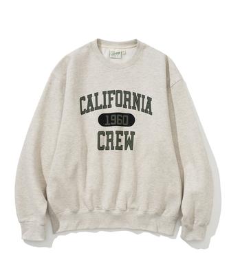 UNIFORM BRIDGE Толстовка свитшот California Crew(Дневной сон) Овсянка