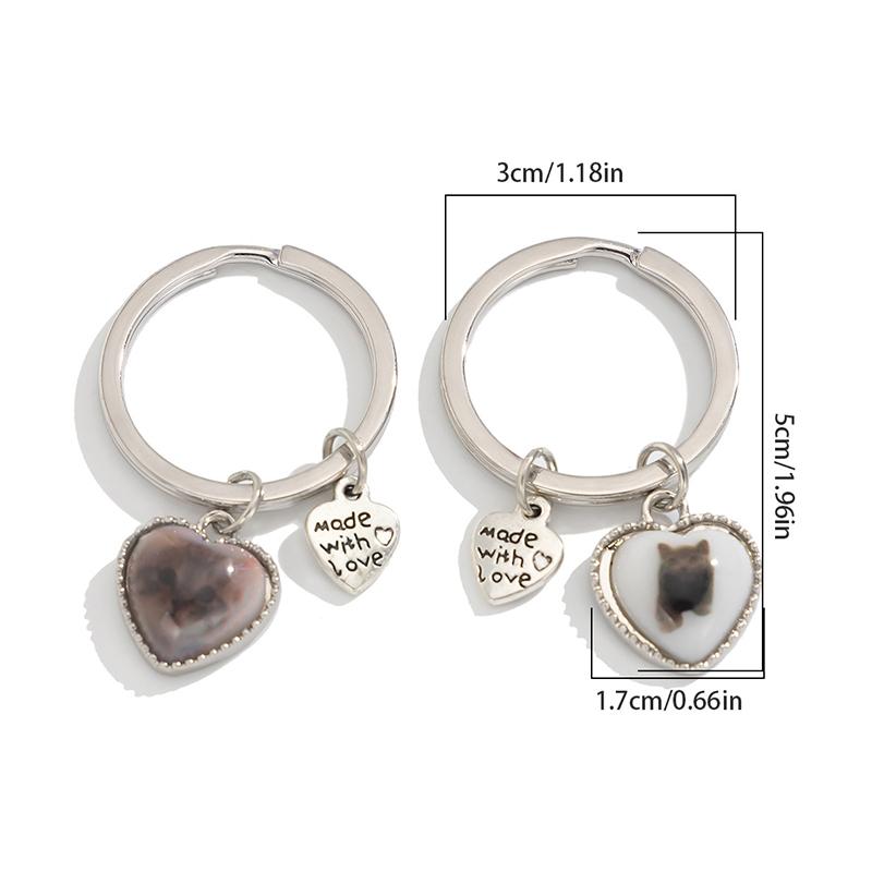 1 шт. дешевые подарки сладкий прохладный ветер кошка брелок чувство дизайна анти-потерянный милый кулон любовь сумка украшения ювелирные изделия