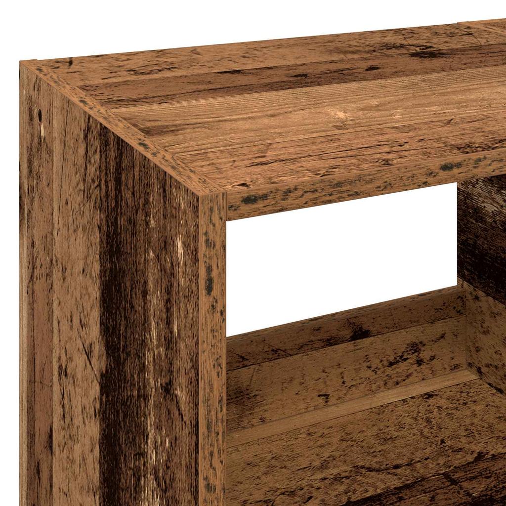 Turntable Stand Reclaimed Wood 82 x 39.5 x 82.5 cm Engineered Wood