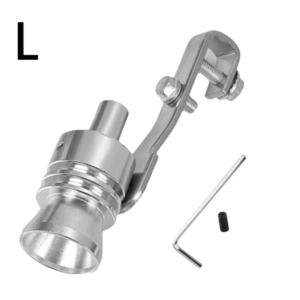 Свисток, имитирующий звук турбины автомобиля, универсальный глушитель турбо-патрубка из алюминиевого сплава, свисток для выхлопной трубы, имитирующий звук турбины, свисток-симулятор клапана