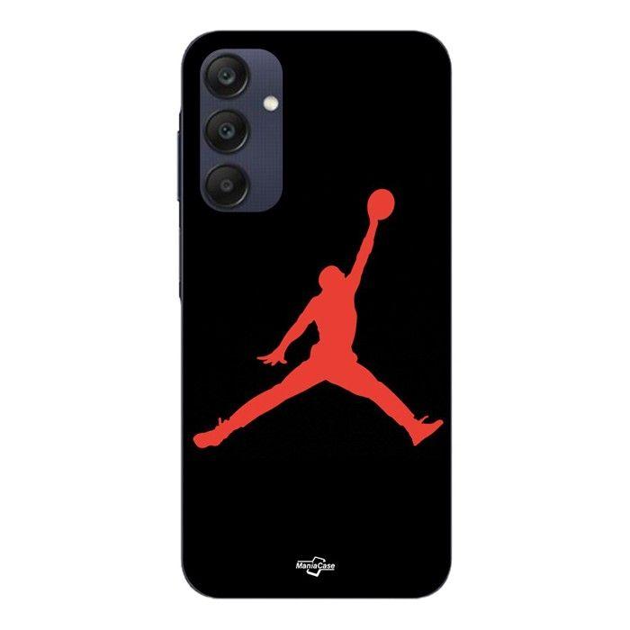 Coque Pour Samsung galaxy A25 Jordan logo 23 nike basketball couleur rouge Maniacase