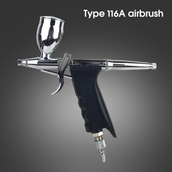 1 комплект 116A набор аэрографов двойного действия с управлением макияжем регулируемая точная насадка для дизайна ногтей модели аэрографов игрушки
