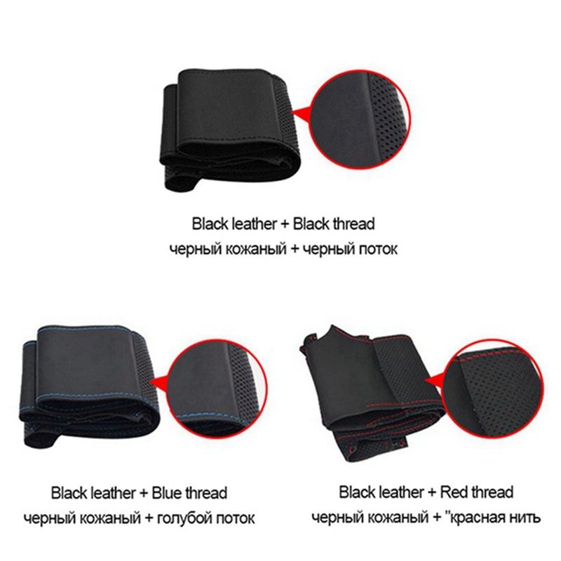Hand Stitched Perforated Artificial Leather Steering Wheel Cover For Kia K5 Optima Cee'd Ceed Forte Cerato (AU) 2018