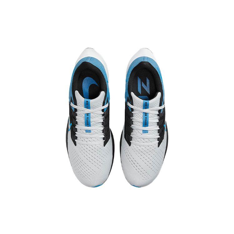 Nike Air Zoom Pegasus 38 Pure Platinum Photo Blue Men Sneakers White Black Dutch-Blue CW7356-009
