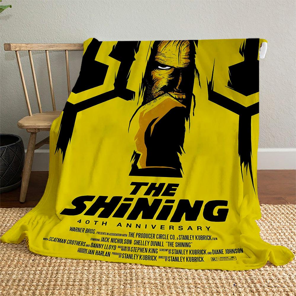 1pc The Shining 40th Anniversary Outdoor Flannel Blanket Soft Plush Decor for Picnics, camping,Bedroom, Playroom, or Lunch Break, Perfect Gift