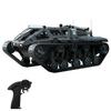 Remote Control Tank, 2.4GHz All Terrain 360 Degrees  Rotating Stunt Toy Vehicle with LED Lights, Off Road Tracked Car