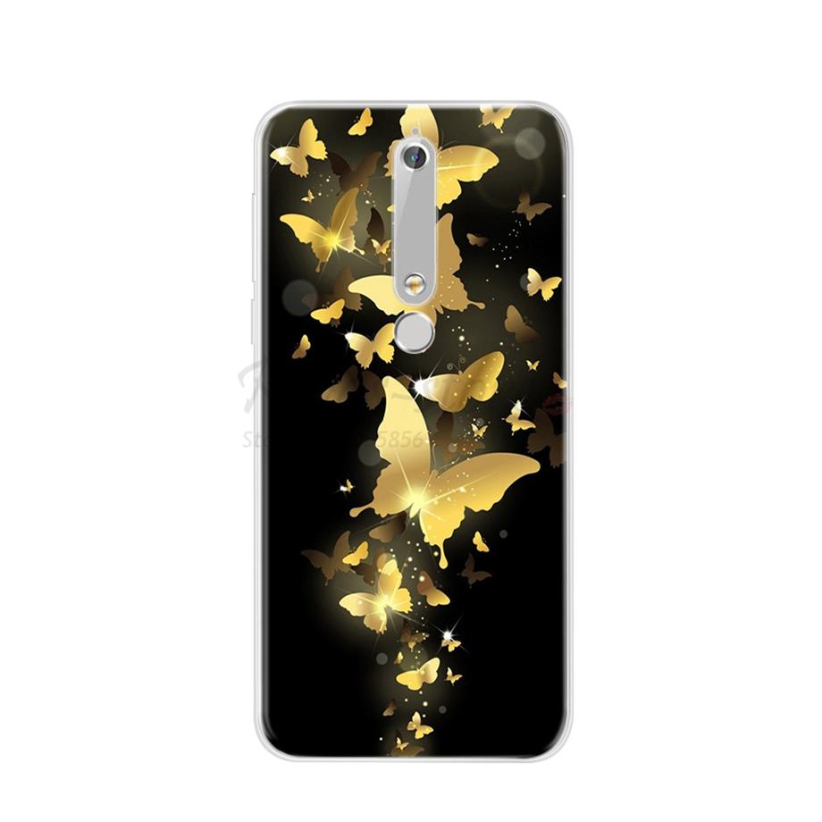 For Nokia 6.1 Nokia6.1 Phone Case Soft TPU Silicone Case For Nokia 6.1 2018 / For Nokia 6 2018 TA-1068 TA-1043 Case Back Cover