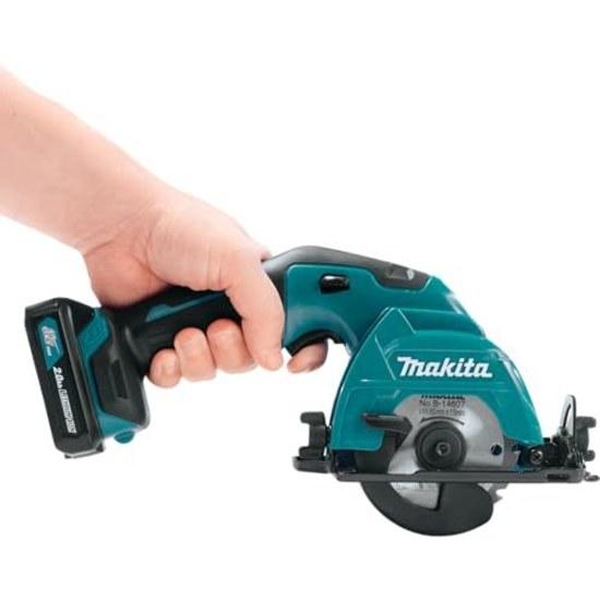 Makita Cordless Circular Saw 10.8V Blue Blade Diameter 85mm Cutting Depth 25.5mm Battery ChargerCase Sold Separately HS301DZ