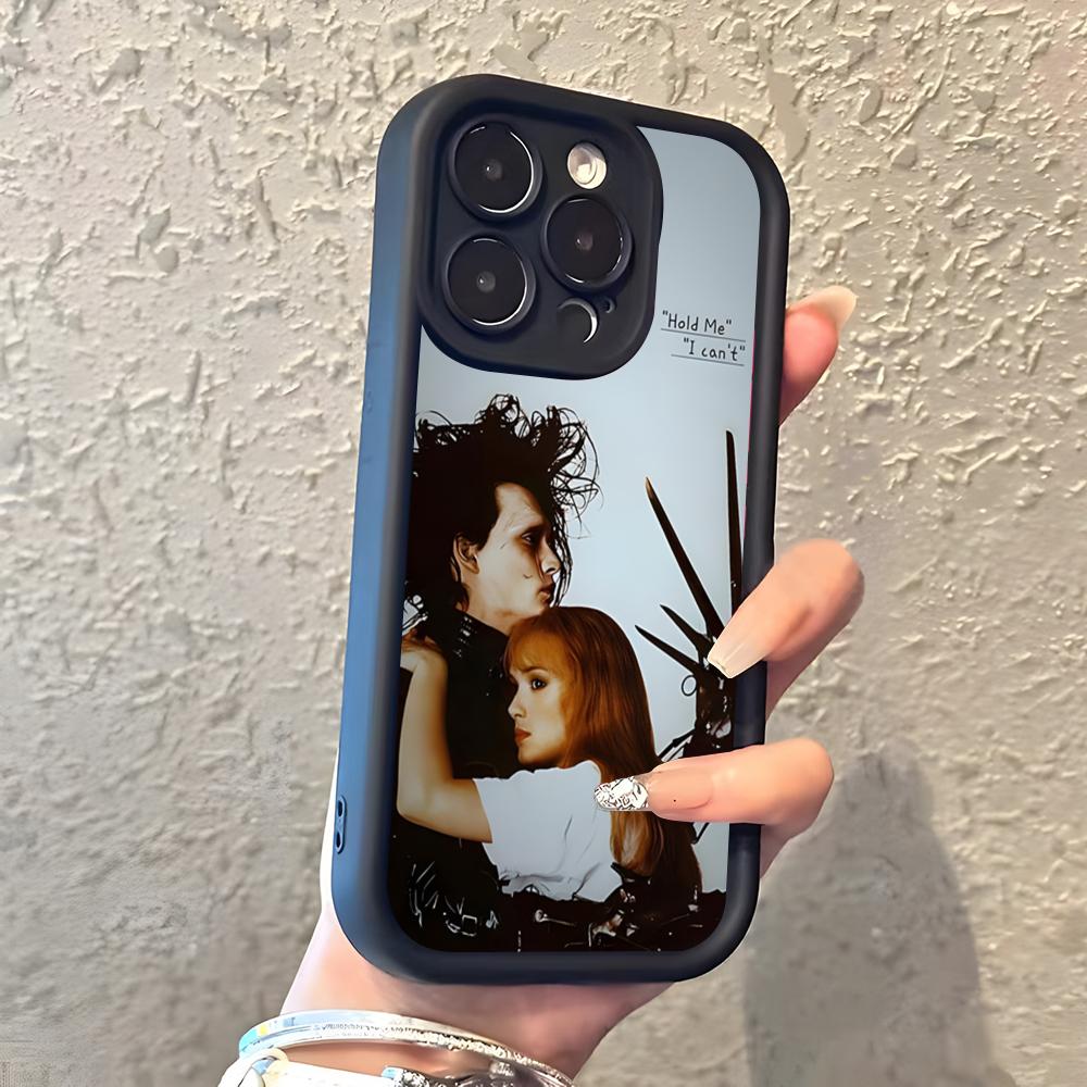 Ретро Чехол для телефона Эдвард Руки-ножницы Для IPhone 17 Pro Max 16 15 14 Pro Max IPhone 13 Pro Max 11 Plus Силиконовый чехол