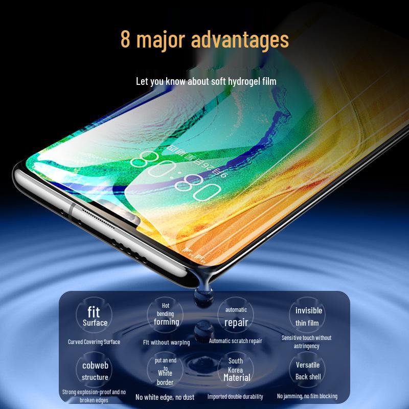 Huawei Mate30 Pro/M40/P series Hydrogel Tempered Film for Curved Screen