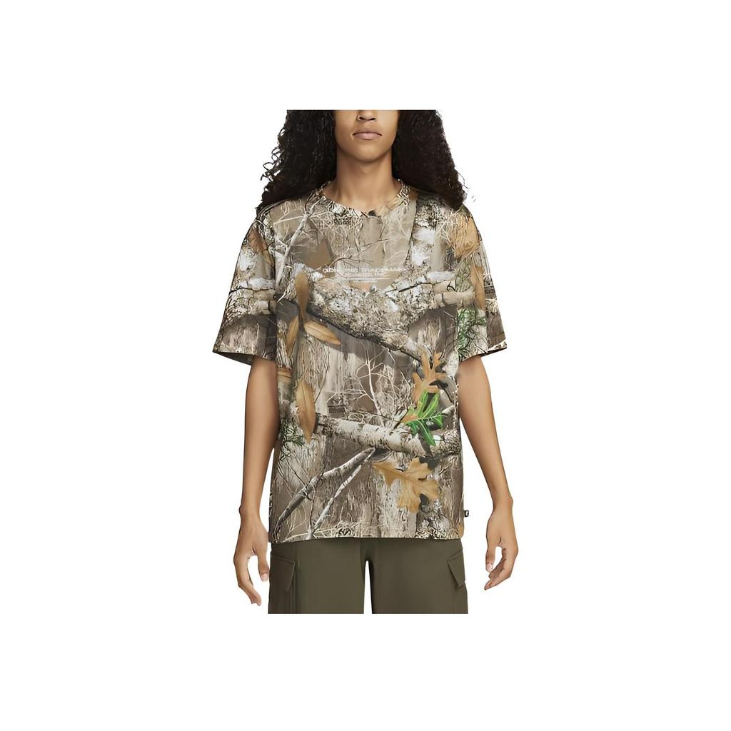 Nike Plant Pattern Printed Crew Neck Short Sleeve T-Shirt Men Tops Multicolor DR7770-247