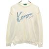 KENZO GOLF 90s Made In Japan Old Long Sleeve Sweat Trainer 2 Ivory Women Used