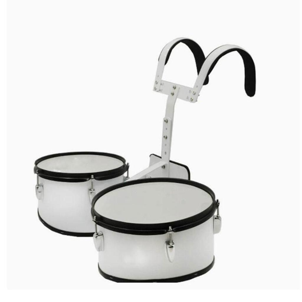 Snare Drum Carrier Drum Support System, Hold 2 Drum Accessories with Shoulder Strap, Adjustable Height for Practice Live Show