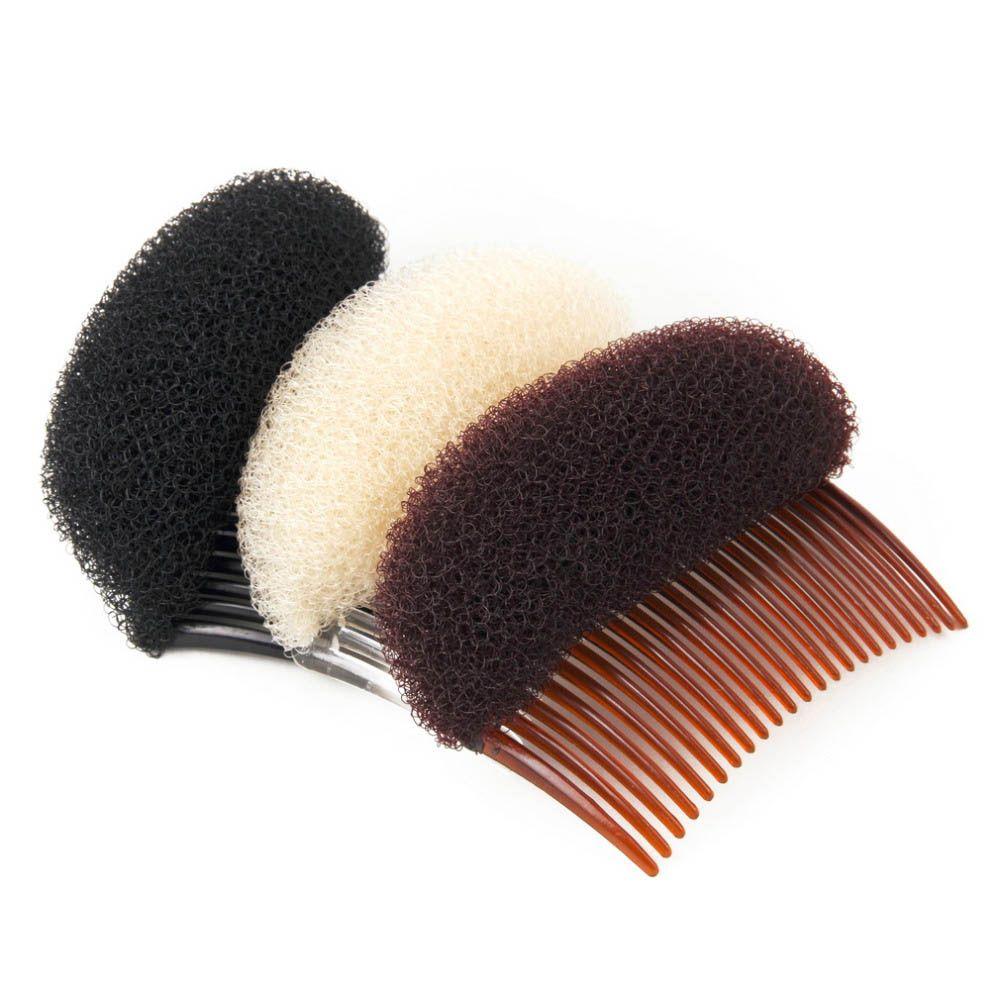 Women Fashion Fluffy Sponge Clip Stick Hair Accessories Hair Styling Bun Maker Hair Braid Tool