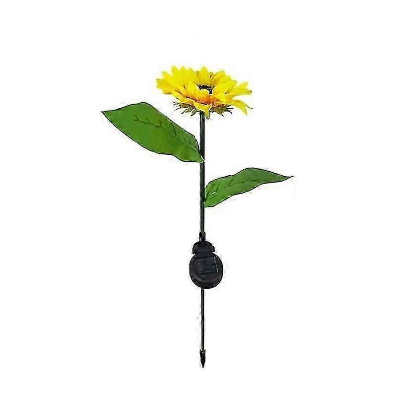 Led Solar Sunflower Flower Light Outdoor Waterproof Garden Decoration Light for Garden Lawn Decorat