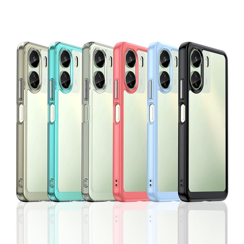 Чехол для Redmi 13C Чехол для Redmi 13 C 13C 4G 5G Чехол 6,74 дюйма Цветной мягкий силиконовый прозрачный бампер для Xiaomi Redmi 13C