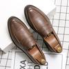 New Trendy Casual Flats Slip On Formal Loafers Handmade Men Moccasins Leisure Walk Male Driving Shoes Versatile Dress Footwear
