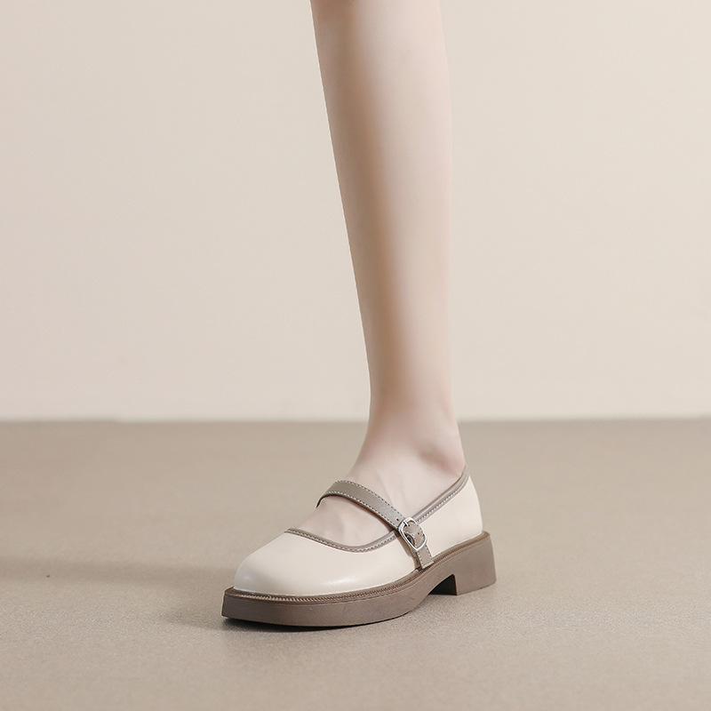 Weiwei girl 2716-1 французские туфли Мэри Джейн на платформе женские туфли с одинарными ботинками ретро британские женские туфли большого размера