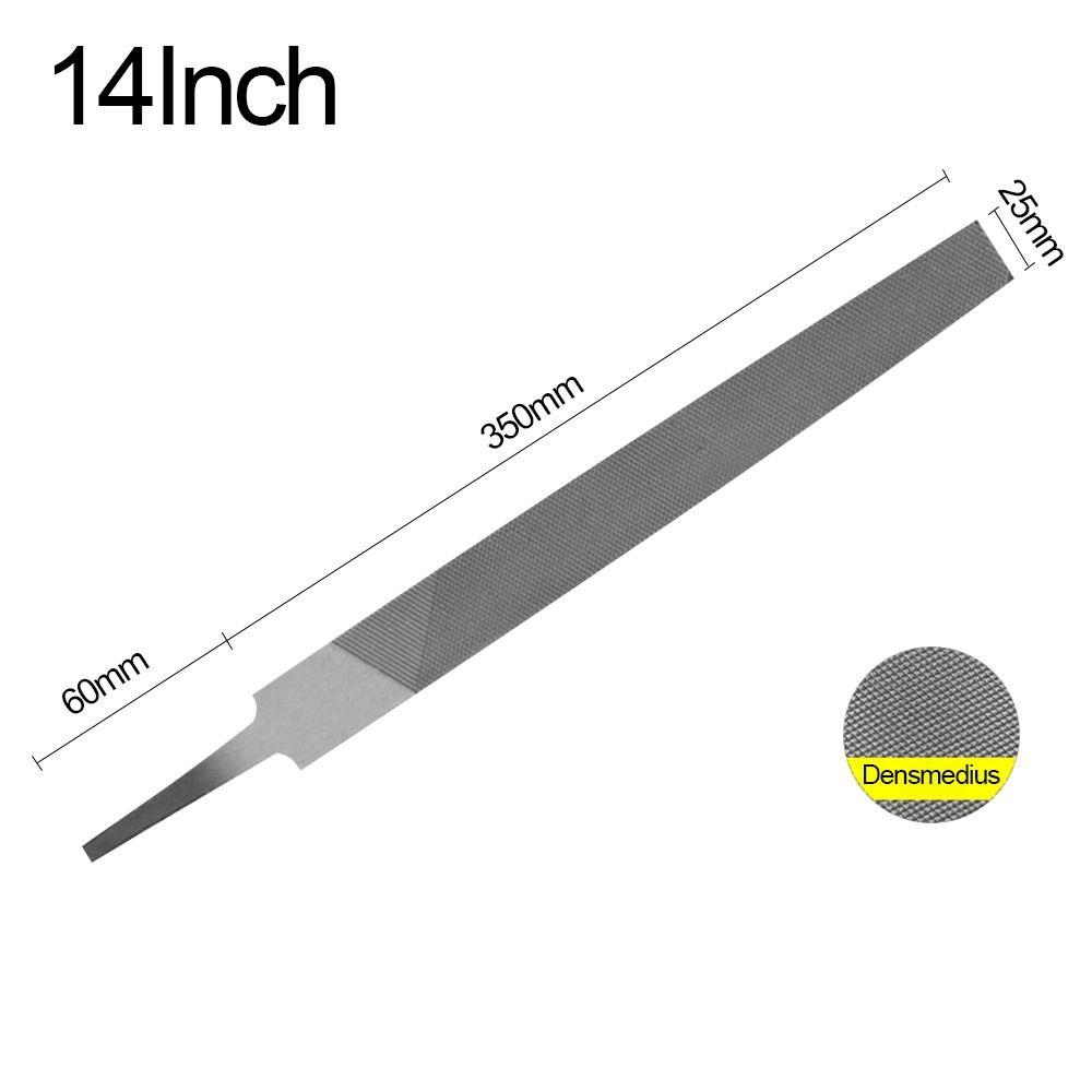 6/8/10/12/14 Дюймовые Стальные Напильники Средний Зуб Плоские Пилы-Напильники Для Заточки Выпрямления Шлифовки Резьбы по Дереву Металла