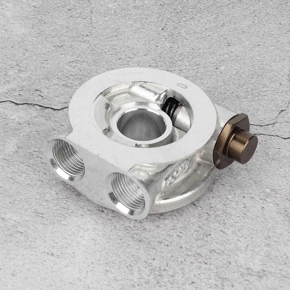 AN10 Fittings Oil Cooler Plate Thermostat Adapter Oil Filter Adapter 3 Celsius 4-16 UNF
