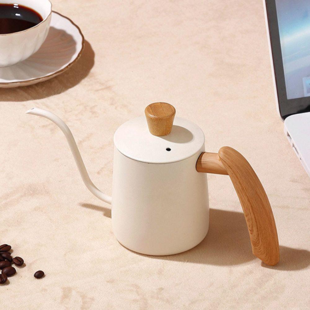 Graduated Gooseneck Coffee Pot 304 Stainless Steel Hand Brewing Coffee Kettle Camping