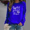 2026 Women's English Letter Pattern Round Neck Hoodie