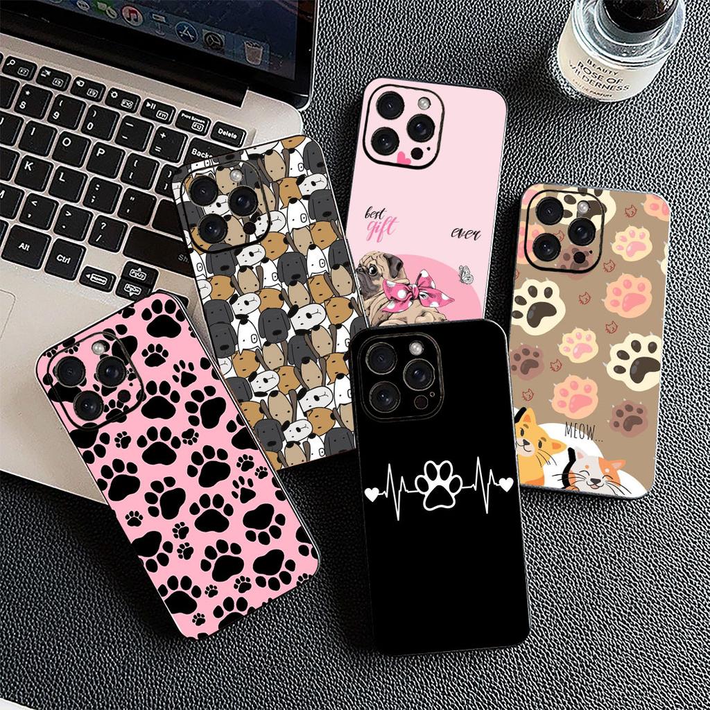 Чехол для Xiaomi Poco C75 C65 C85 X7 X6 M8 F7 F8 Ultra F6 Pro MI PocoF7 Корпус Силиконовый Чехол для Телефона Лапа Французский Бульдог Собака Искусство