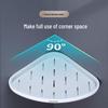 ecoco Punch-Free Corner Bathroom Shelf