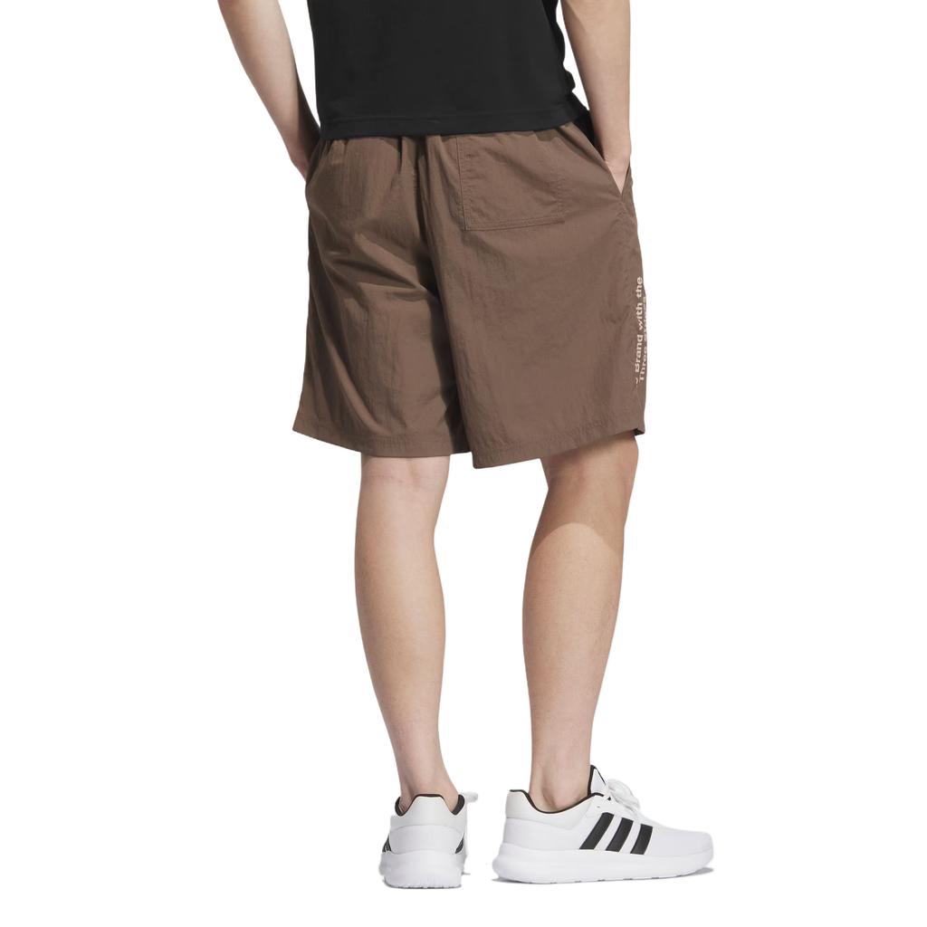 adidas Мужские повседневные шорты GFX Stratum Темно-землисто-коричневые KF0135