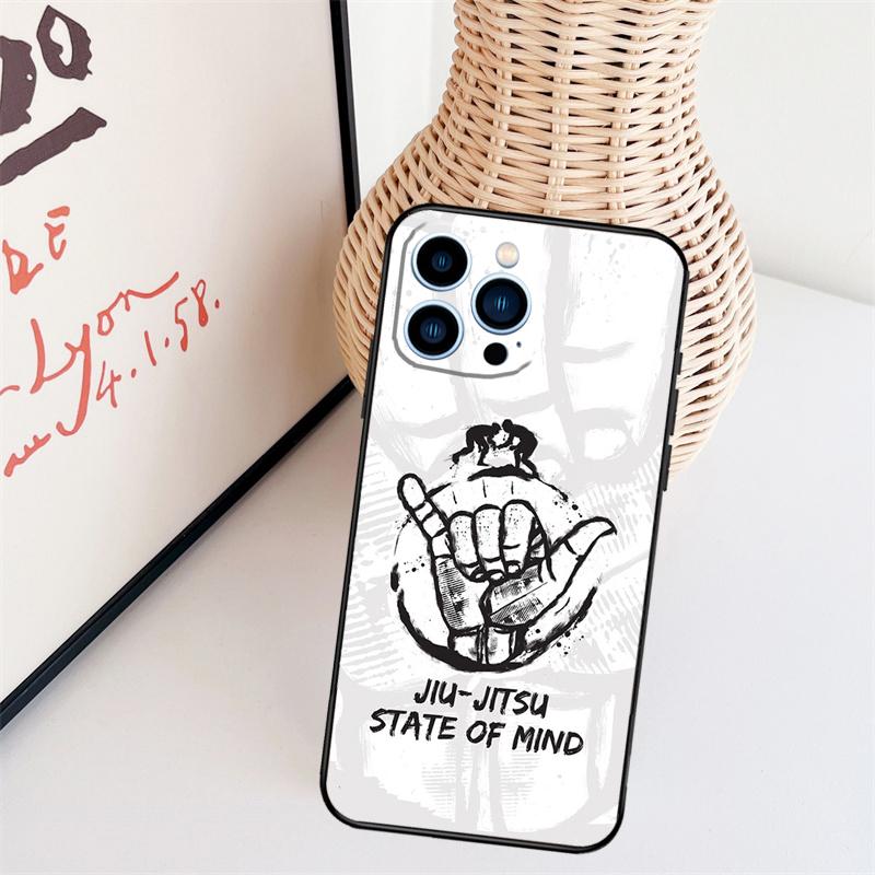 Чехол для iPhone 14 Pro 11 16 15 Pro Max 12 13 Mini Plus XS X XR с изображением Дзюдо BJJ Джиу-джитсу Funda