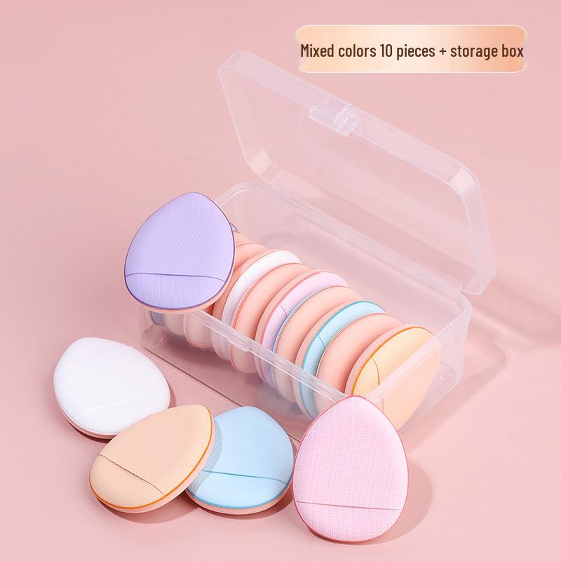 Pinky Air Cushion Dual-Use Mini Finger Powder Puff for Liquid Foundation