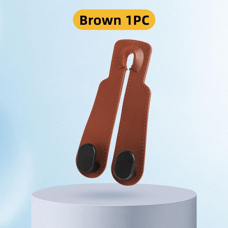 Универсальный двойной крючок для автомобиля, крючки для спинки заднего сиденья, вешалка-клипса на подголовник, 2 в 1, держатель-крючок, хранение, аксессуары для интерьера автомобиля