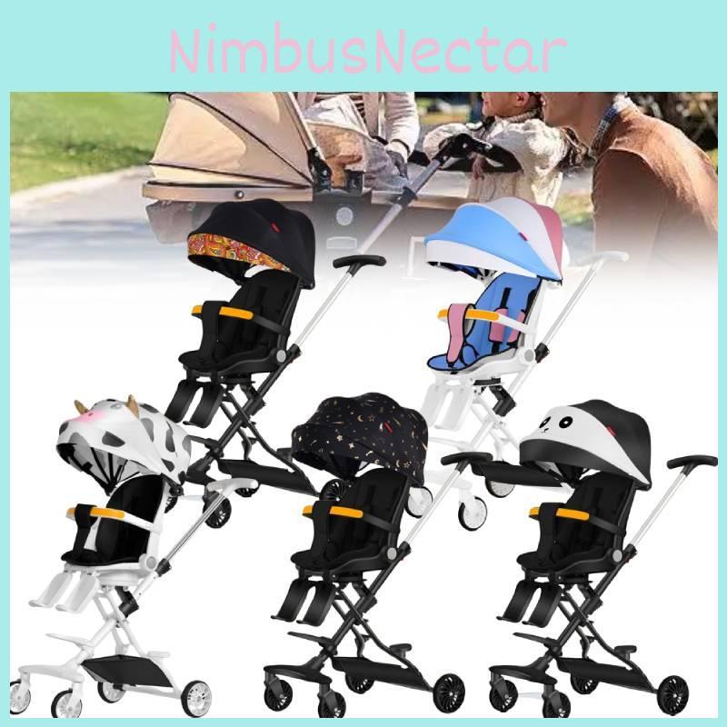 Efficient Foldable Baby Stroller With Adjustable Reclining Seat And Attractive Color Variants
