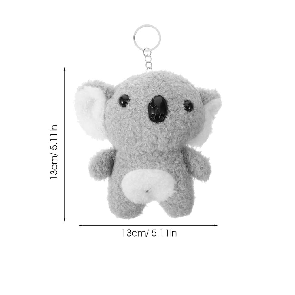 [PACKOVE] Плюшевая игрушка Коала, Мягкий брелок, Плюшевая игрушка, Серый, Коала, Мультяшное животное, Брелок, Дети, Сумка, Кошелек, Рюкзак, Сумка