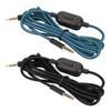 Gaming Headset Cable Woven Earphone Cord with Volume Control and Mute Switch for   Pro  Pr