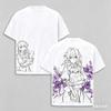 2026 Vintage Violet Evergarden Anime Print T‑Shirt Unisex Violet Character Short Sleeve Tees Casual Streetwear Men Women Summer Retro Cotton Tops