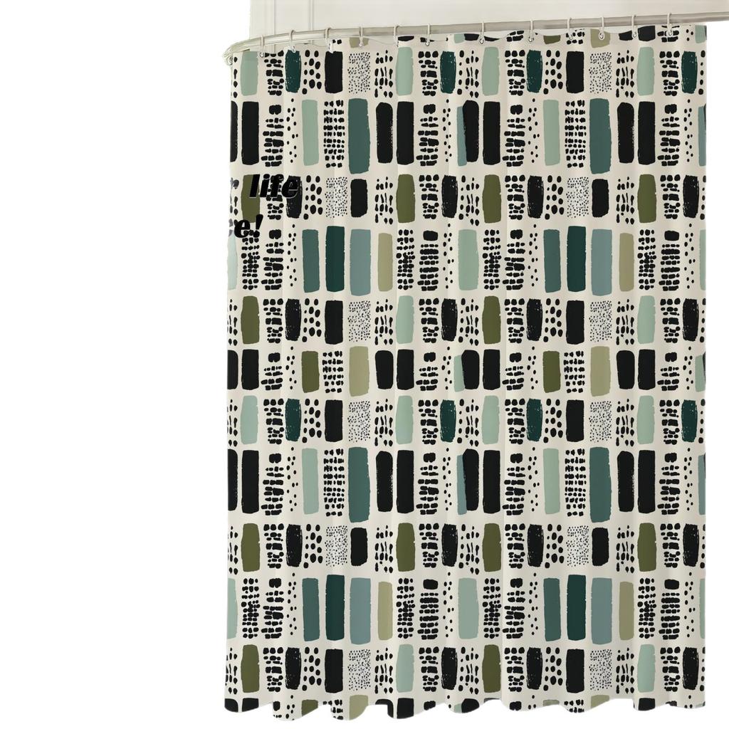 Богемная шторка для душа шалфейно-зеленая шторка для душа шалфейная шторка для ванной зеленая шторка для душа с 12 крючками