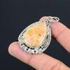 Natural Sunstone 925 Silver Sacral Chakra Handcrafted Daughter Pendant Jewelry