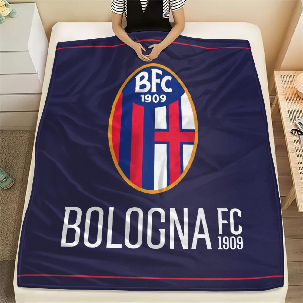 AS Bologna Calcio  Print Flannel Blanket, High quality Comfortable for All Seasons, Home Decor, Warmth and Comfort